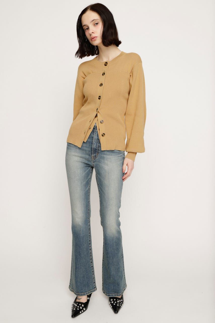 SLY「HW FLARE PT WITH ROICA（R）EF」|デニム|