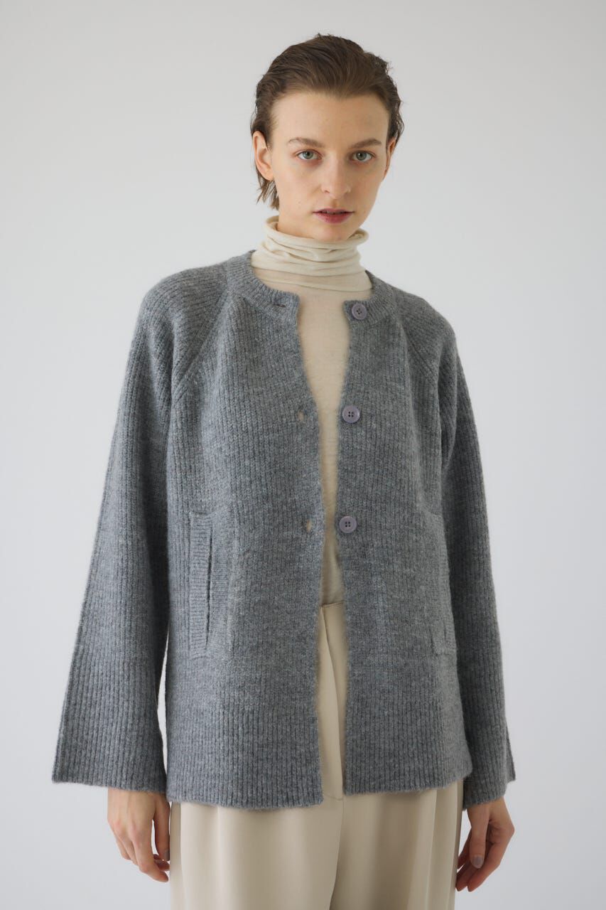 RIM.ARK 「Poncho like raglan knit C/D」|カーディガン|GRY