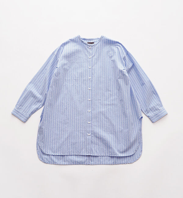 オローネ「ファインダーロングシャツ」|シャツ・ブラウス|