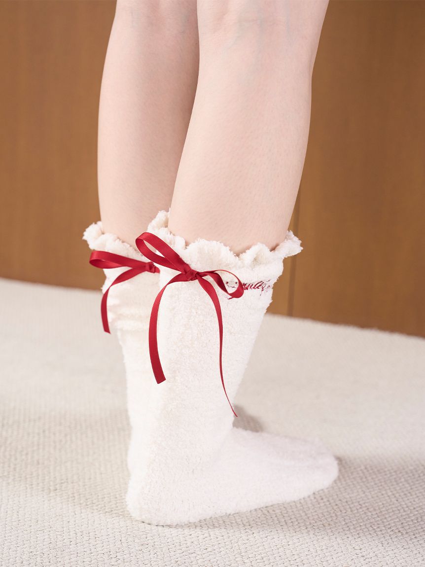 SNIDEL HOME「【Milcrea】リボンニットソックス」|その他|