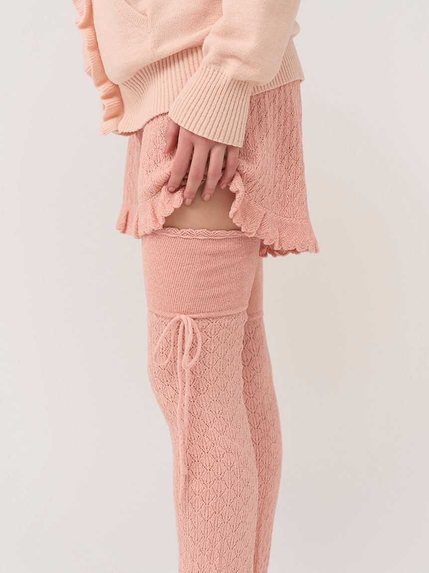 SNIDEL HOME「クロシェレッグウォーマー」|その他|