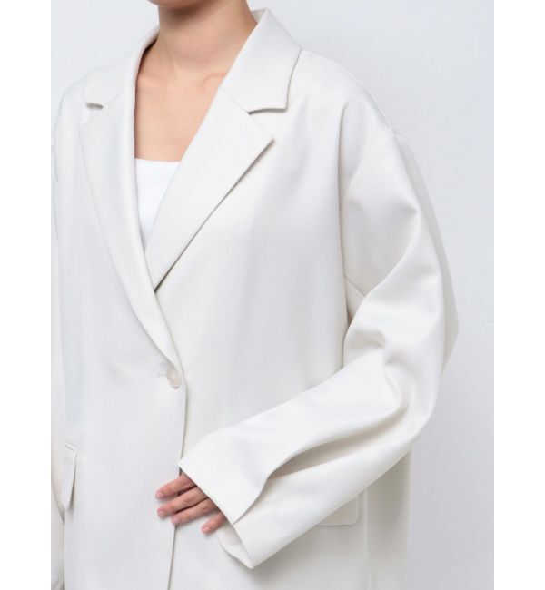 ELENDEEK「TWILL BOYFRIEND JK」|テーラードジャケット|