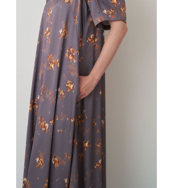 ELENDEEK「BLUR FLOWER PRINT OP」|ワンピース|