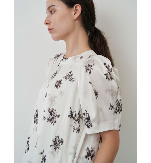 ELENDEEK「BLUR FLOWER PRINT OP」|ワンピース|