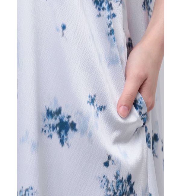 ELENDEEK「BLUR FLOWER PRINT OP」|ワンピース|