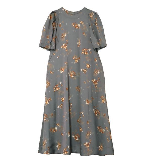 ELENDEEK「BLUR FLOWER PRINT OP」|ワンピース|