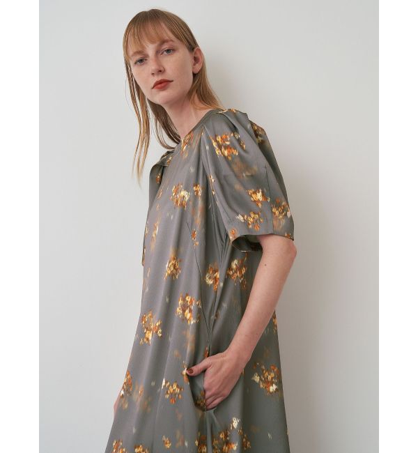 ELENDEEK「BLUR FLOWER PRINT OP」|ワンピース|