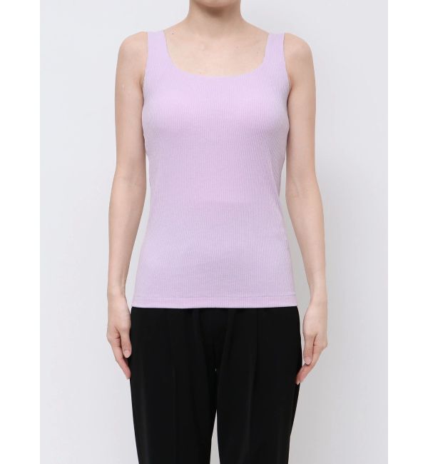 ELENDEEK「SQUARE NECK PAD TANK」|タンクトップ|