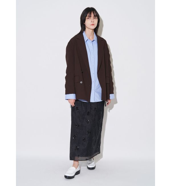 ELENDEEK「W BREAST TAILORED JK」|テーラードジャケット|