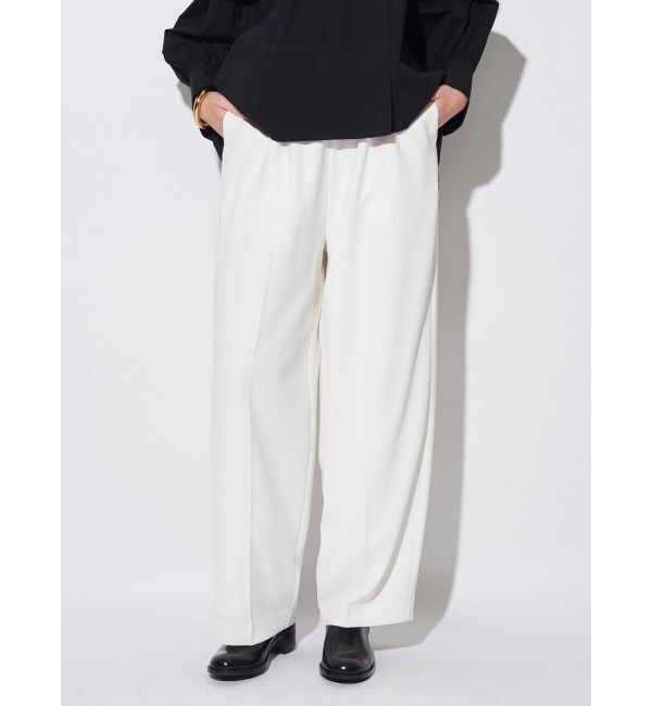 ELENDEEK「GEORGETTE RELAX PT」|その他|オフホワイト