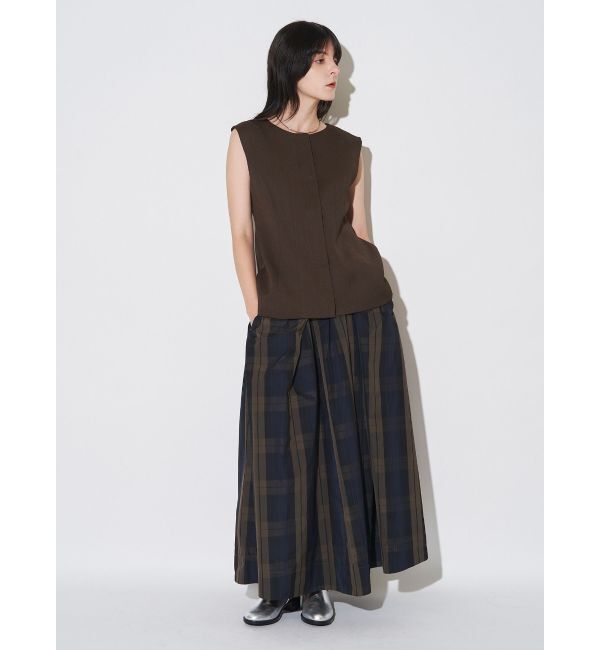 ELENDEEK「CROSS TUCK GATHER SK」|スカート|