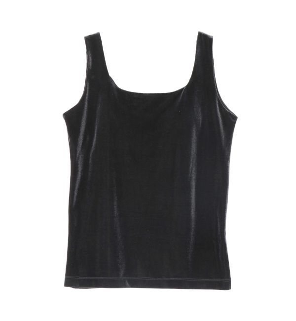 ELENDEEK「VELOUR PAD TANK」|タンクトップ|ネイビー