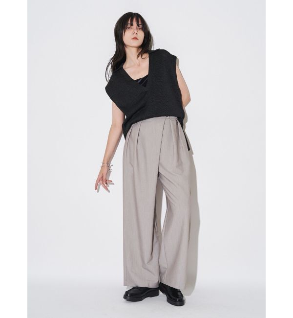 ELENDEEK「VELOUR PAD TANK」|タンクトップ|