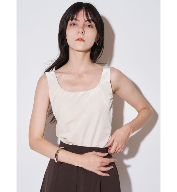 ELENDEEK「VELOUR PAD TANK」|タンクトップ|