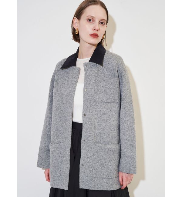 ELENDEEK「BICOLOR KNIT JK」|ブルゾン・スタジャン|