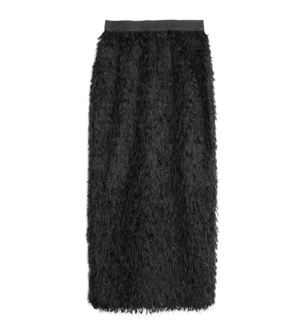 ELENDEEK「FEATHER YARN STRAIGHT SK」|スカート|
