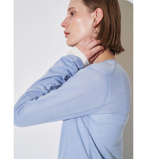 ELENDEEK「WOOL SHEER LONG-T KT」|ニット・セーター|