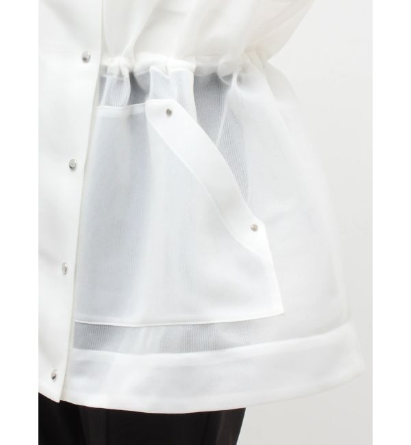 ELENDEEK「MESH BONDING DRAWSTRING JK」|ブルゾン・スタジャン|