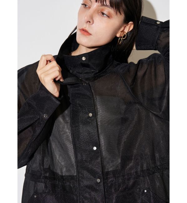 ELENDEEK「MESH BONDING DRAWSTRING JK」|ブルゾン・スタジャン|