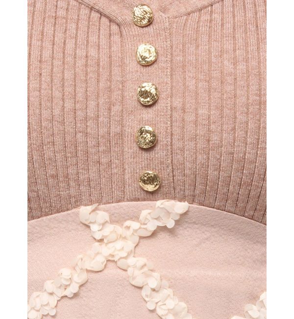 RESEXXY「ドッキングフレアミニニットワンピース【完売カラーは品番：1526103220で販売中】」|ワンピース|