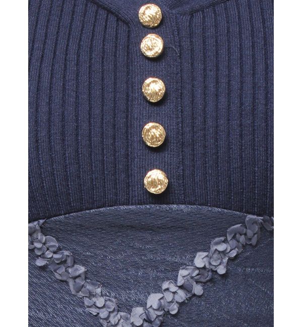 RESEXXY「ドッキングフレアミニニットワンピース【完売カラーは品番：1526103220で販売中】」|ワンピース|