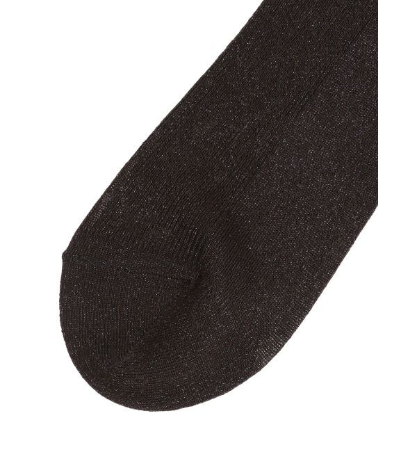 RESEXXY「【RESEXXY&times;靴下屋】刺繍ラメリブハイソックス」|ソックス|