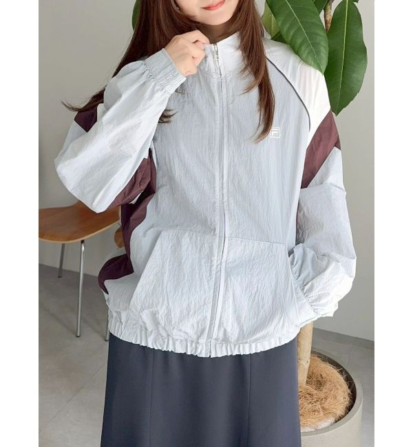 dazzlin「【FILA別注】バイカラースイッチングミドルブルゾン」|ブルゾン・スタジャン|