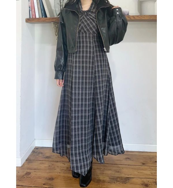 MERCURYDUO「フェイクレザークロップドブルゾン」|ブルゾン・スタジャン|