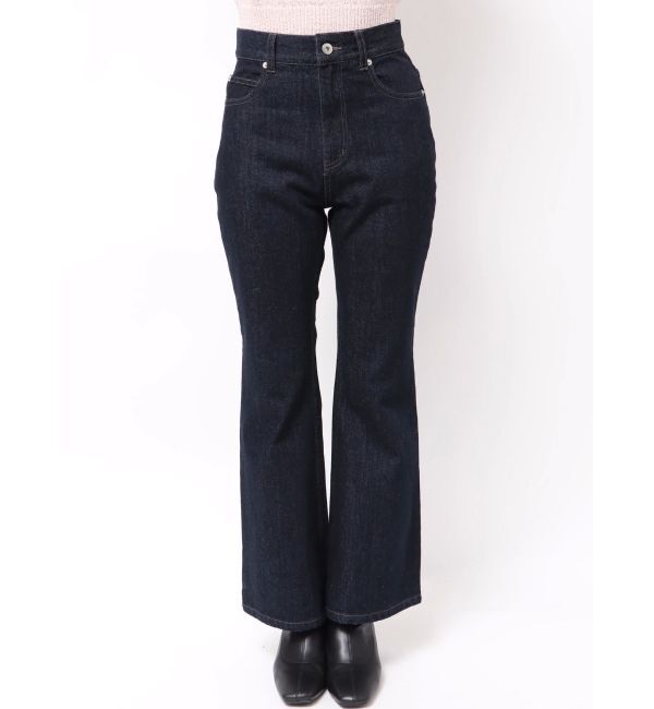 MERCURYDUO「デニムシューカットパンツ」|デニム|