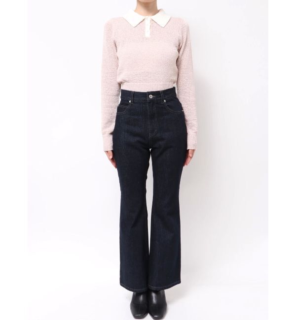 MERCURYDUO「デニムシューカットパンツ」|デニム|