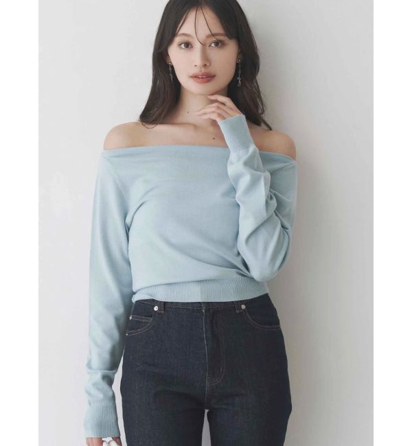 MERCURYDUO「デニムシューカットパンツ」|デニム|