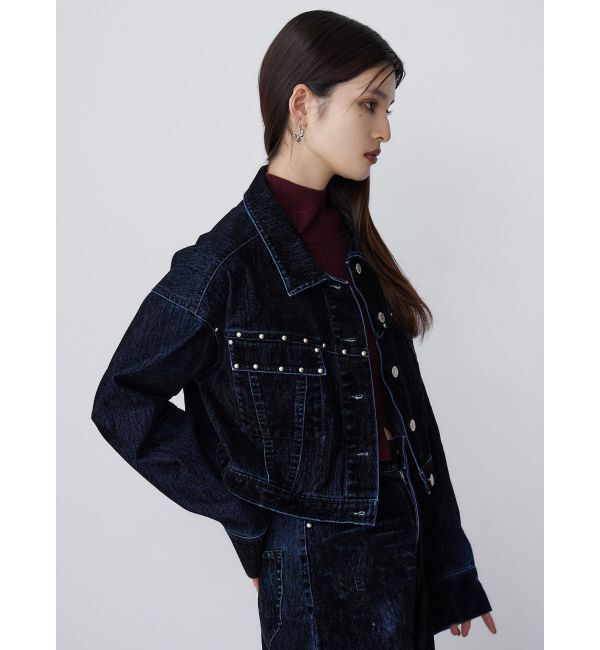 MURUA「フロッキーデニムジャケット」|デニムジャケット|