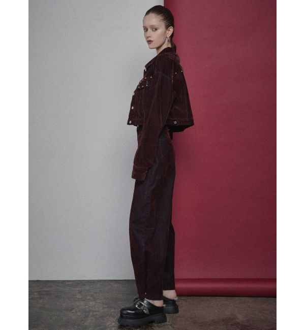 MURUA「フロッキーデニムジャケット」|デニムジャケット|