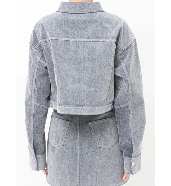 MURUA「フロッキーデニムジャケット」|デニムジャケット|