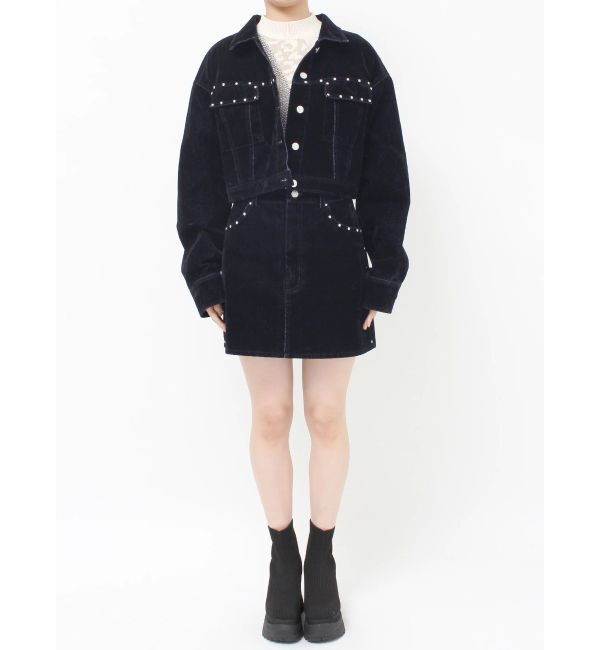 MURUA「フロッキーデニムジャケット」|デニムジャケット|