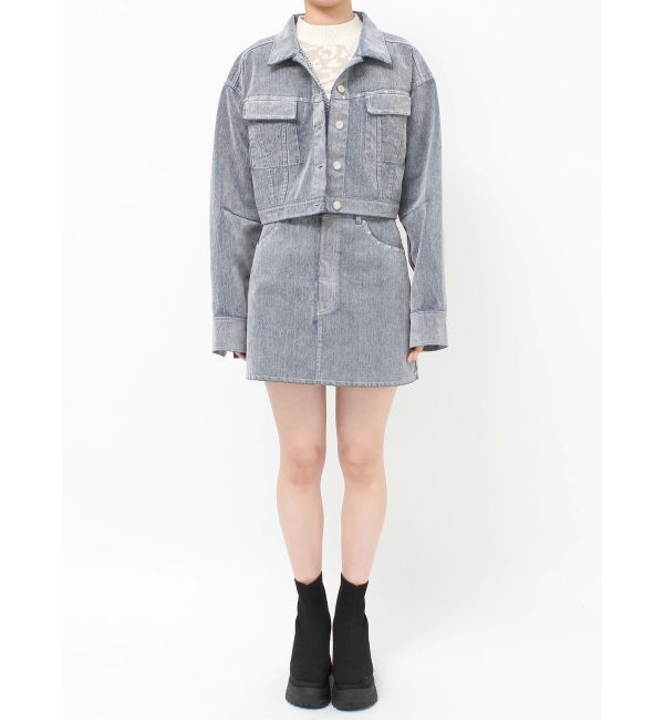 MURUA「フロッキーデニムジャケット」|デニムジャケット|