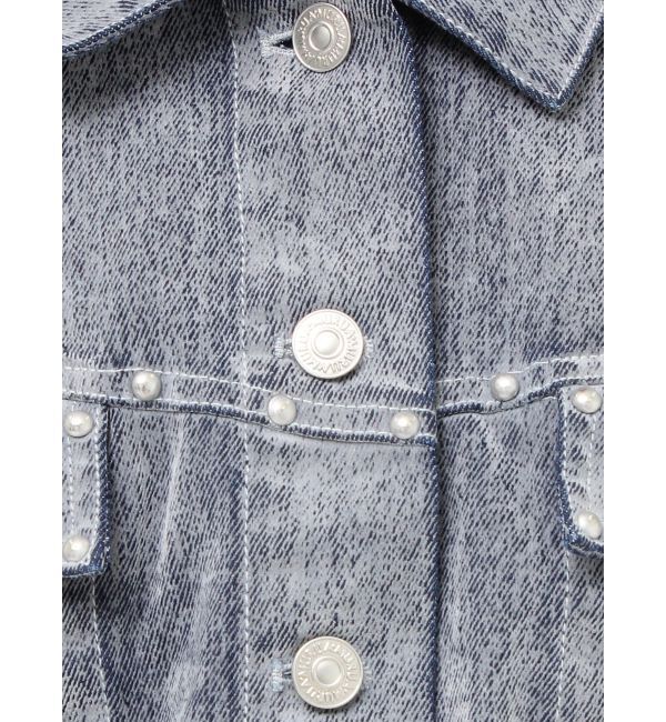 MURUA「フロッキーデニムジャケット」|デニムジャケット|