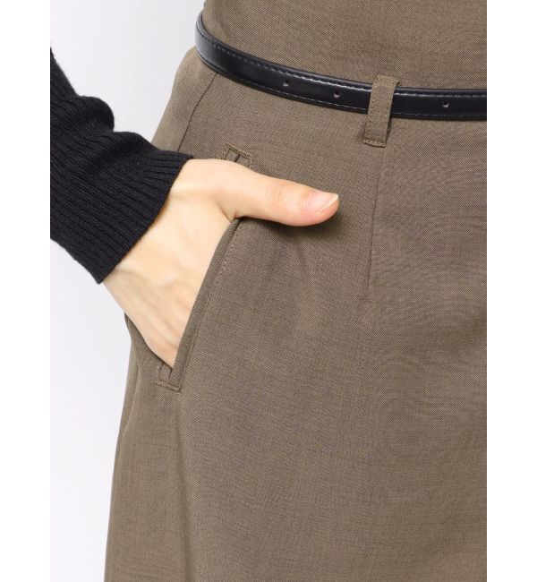 MURUA「ベルトハイウエストワイドパンツ」|その他|