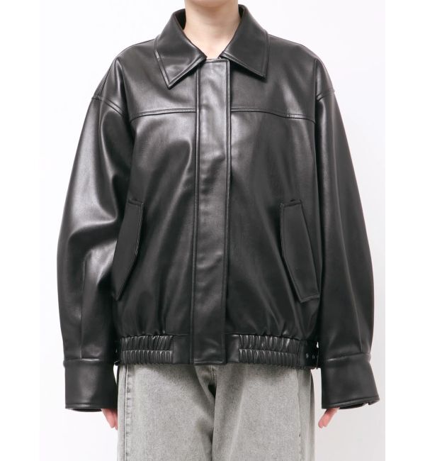 MURUA「2WAYカラーフェイクレザーブルゾン」|その他|