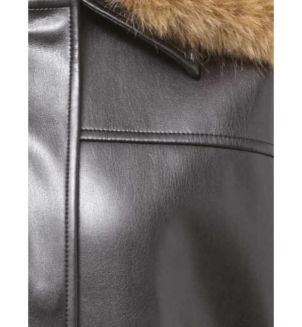 MURUA「2WAYカラーフェイクレザーブルゾン」|その他|