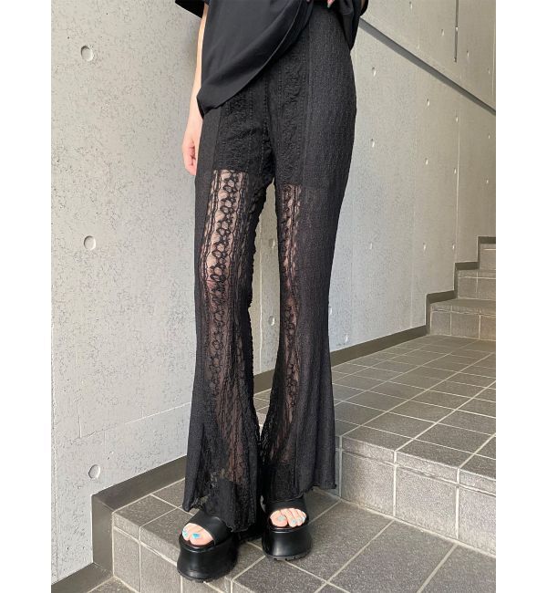 MURUA「レースパッチワークフレアパンツ【WEB限定】」|その他|