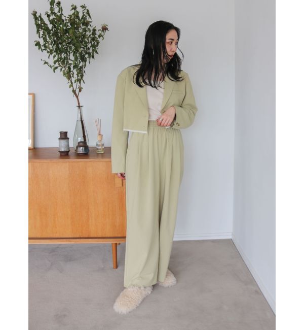 Ungrid「カットオフデザインショートジャケット」|テーラードジャケット|