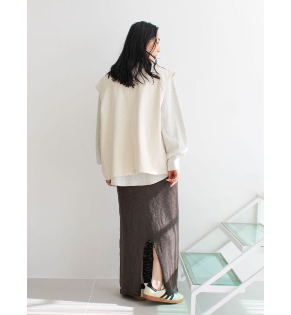 Ungrid「【WEB限定】スリーブボリュームワッフルロングスリーブTee」|Tシャツ・カットソー|