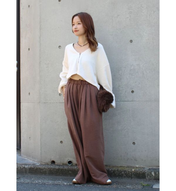 Ungrid「ピーチ起毛ラフパンツ」|その他|