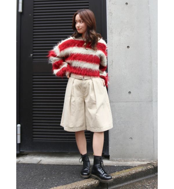 Ungrid「ワイドシルエットチノハーフパンツ」|その他|