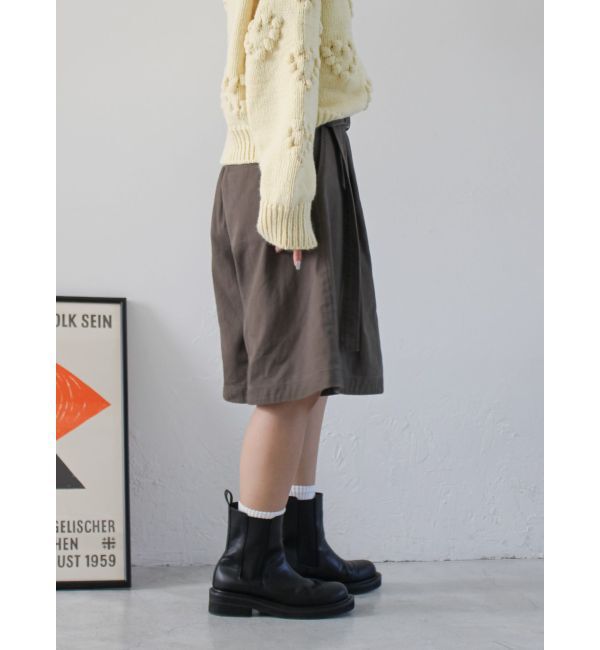 Ungrid「ワイドシルエットチノハーフパンツ」|その他|