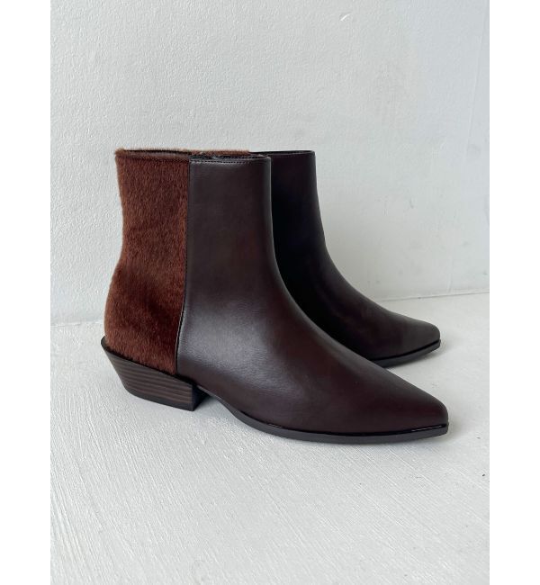 Ungrid「ポインテッドトゥブーツ」|ショートブーツ|
