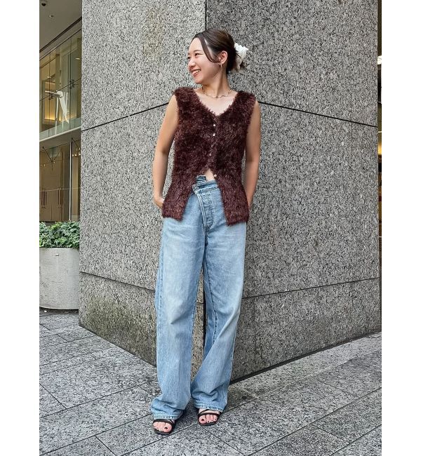 Ungrid「リメイクデザインルーズデニム」|デニム|