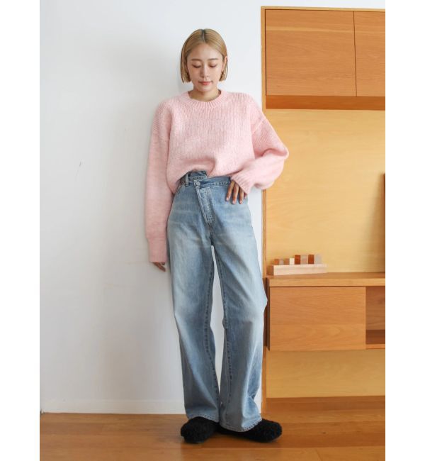 Ungrid「リメイクデザインルーズデニム」|デニム|