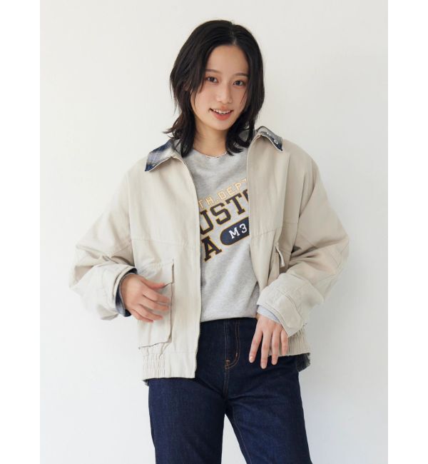 Ungrid「リバーシブルスウィングトップ」|ブルゾン・スタジャン|